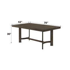Farren Weathered Oak Finish Dining Table