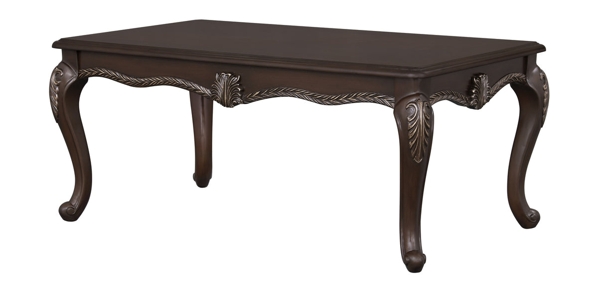 Pierce Cherry Finish Coffee Table