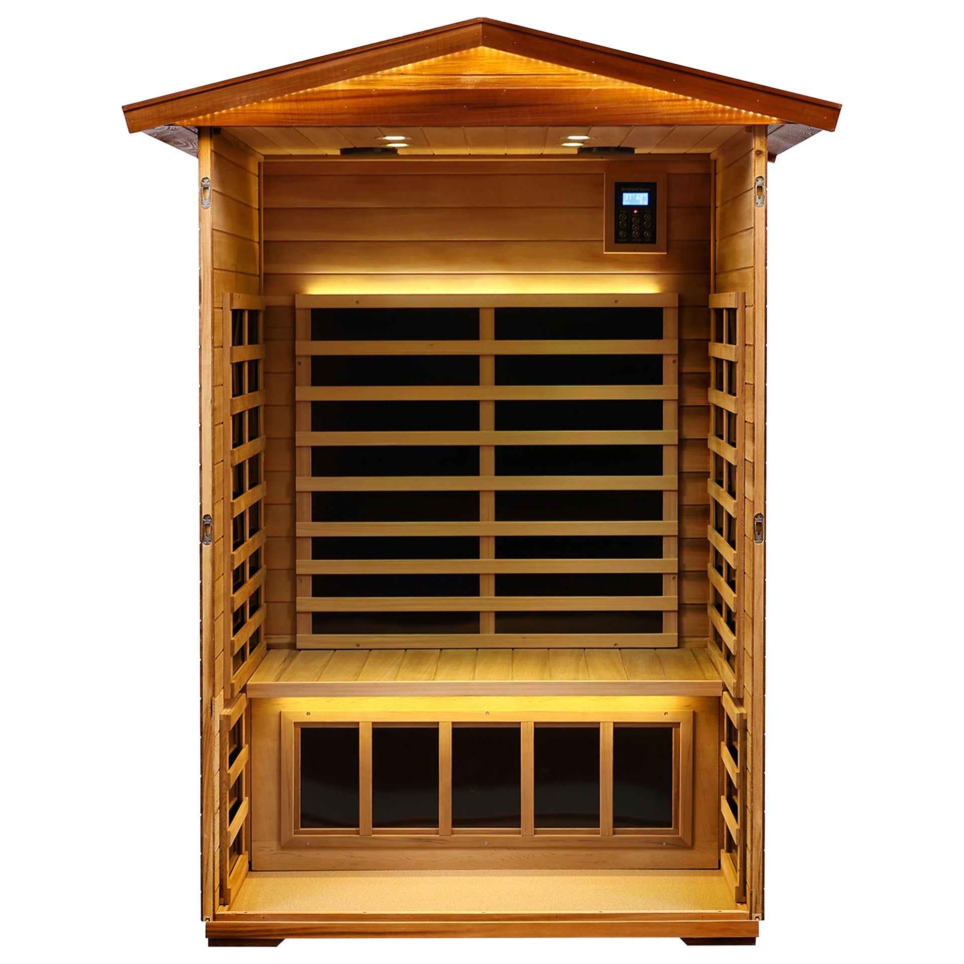 NEW-Two-person far-infrared outdoor sauna