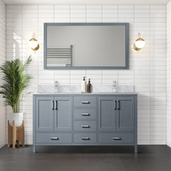 Dark Grey Double Bath Vanity 72 in. W x 22 in. D