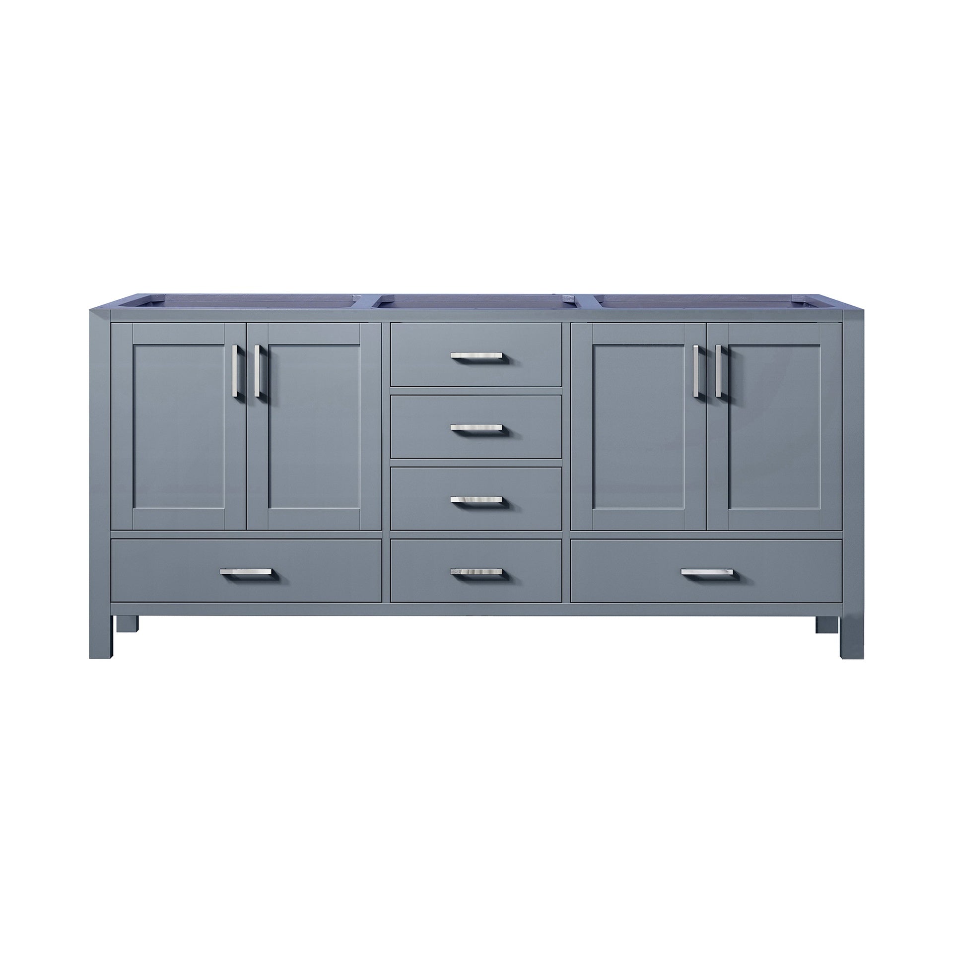 Dark Grey Double Bath Vanity 72 in. W x 22 in. D