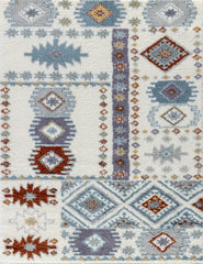 Loft Shag GC_CZY1007 Ivory 5 ft. 3 in. x 7 ft. Shaggy Area Rug