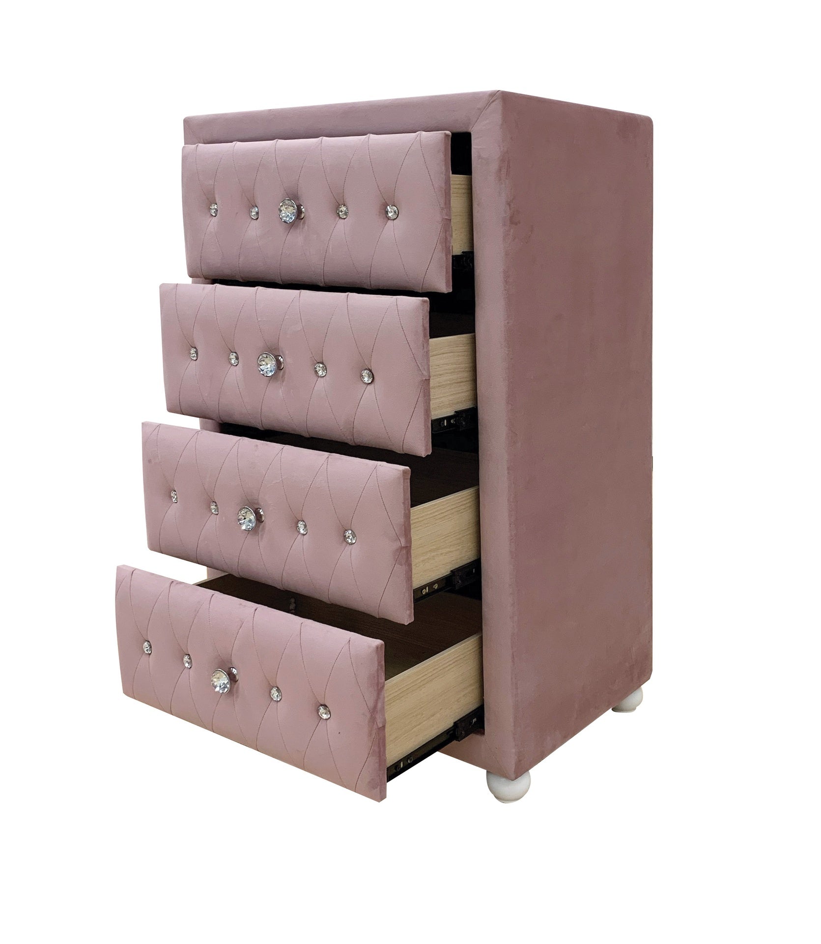 Reggie Pink Fabric Chest