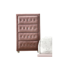 Reggie Pink Fabric Chest