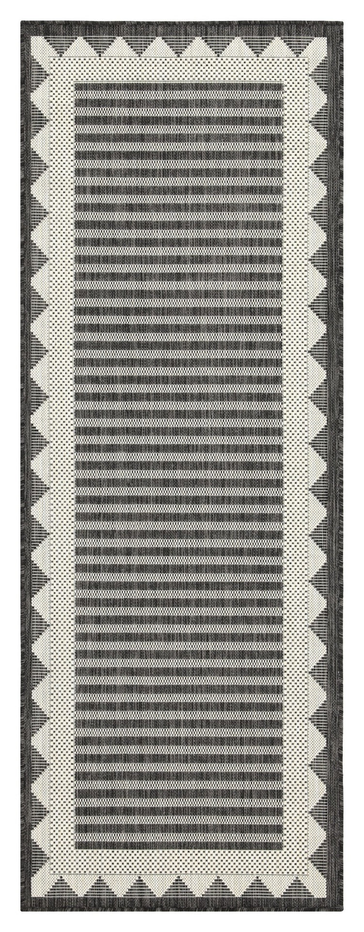 Sunshine GC_HAR2014 Anthracite 7 ft. 10 in. x 10 ft. 3 in. Indoor/Outdoor Area Rug