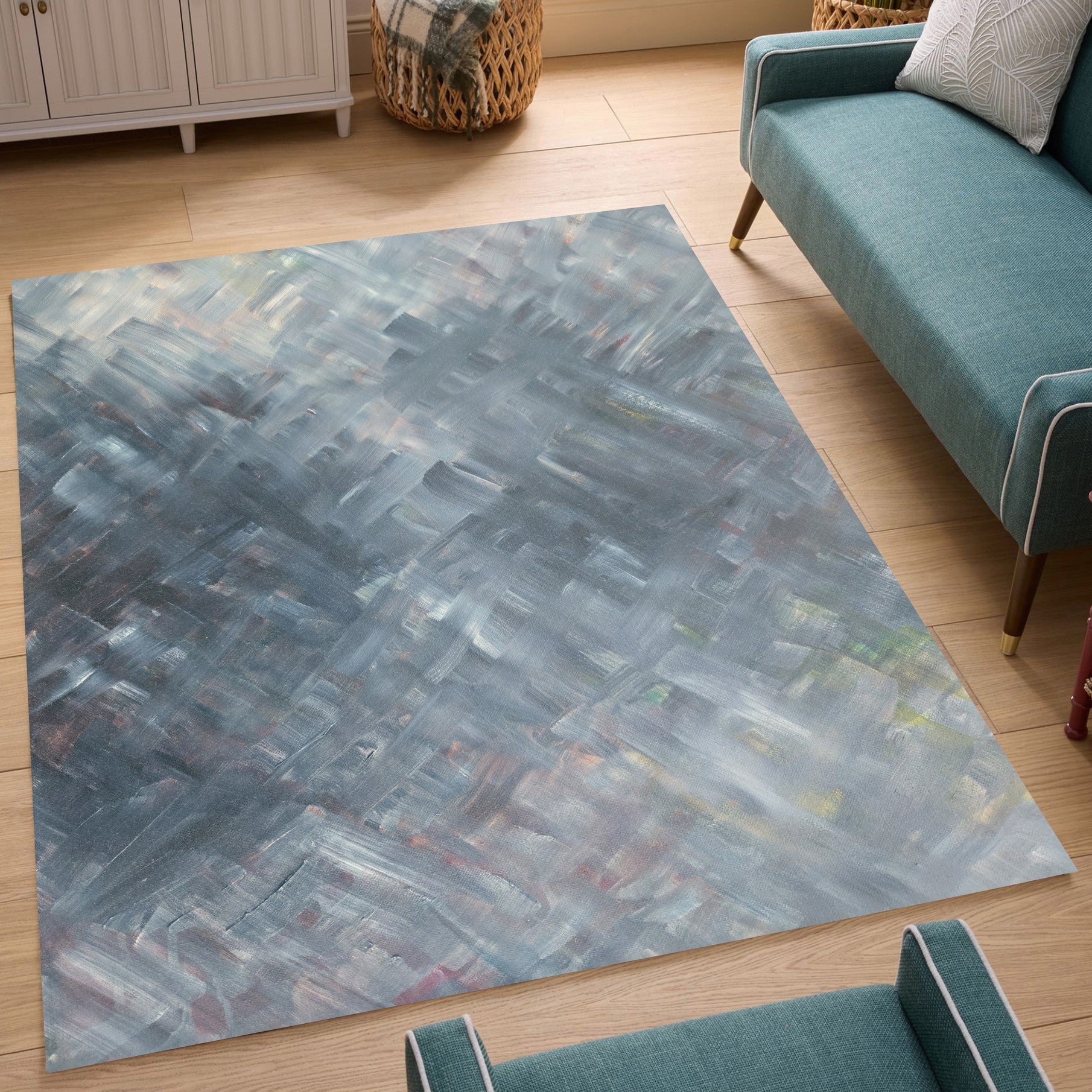 Artistic GC_TRE8014 Slate 7 ft. 10 in. x 10 ft. 6 in. Area Rug