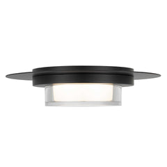 12 inch Square Black Integrated LED Flush Mount