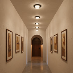 12 inch Square Black Integrated LED Flush Mount