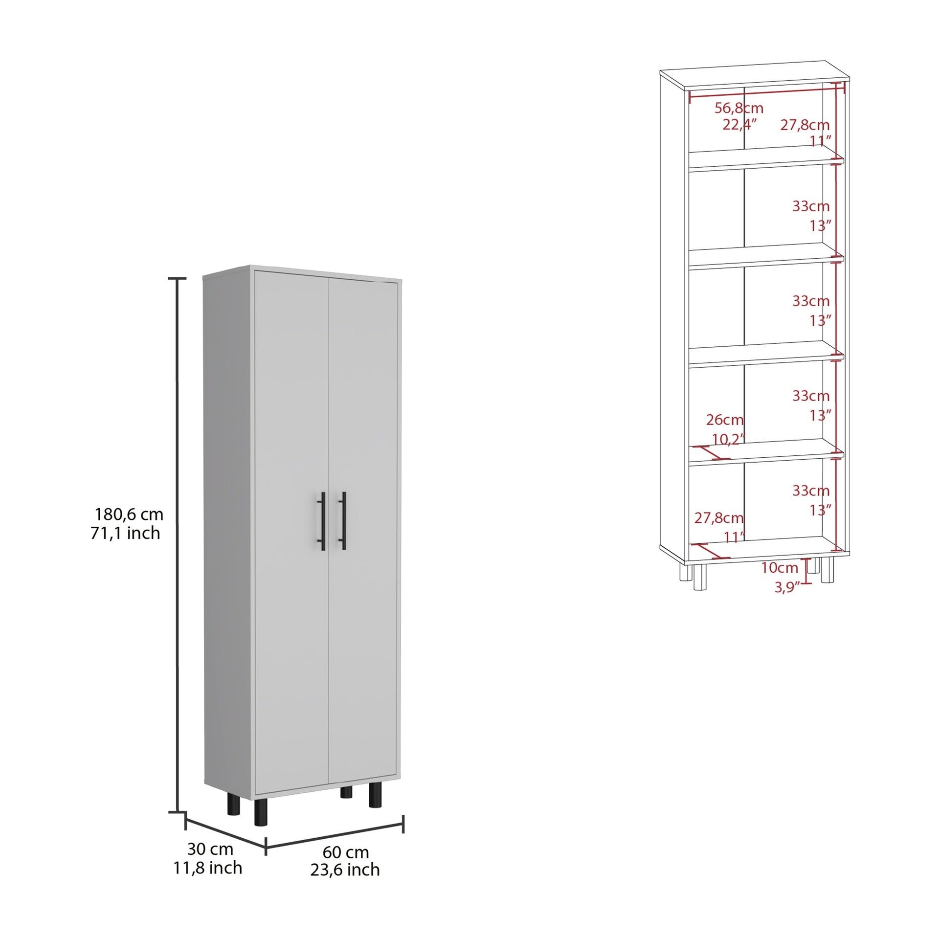 Napoles Multistorage Pantry Cabinet