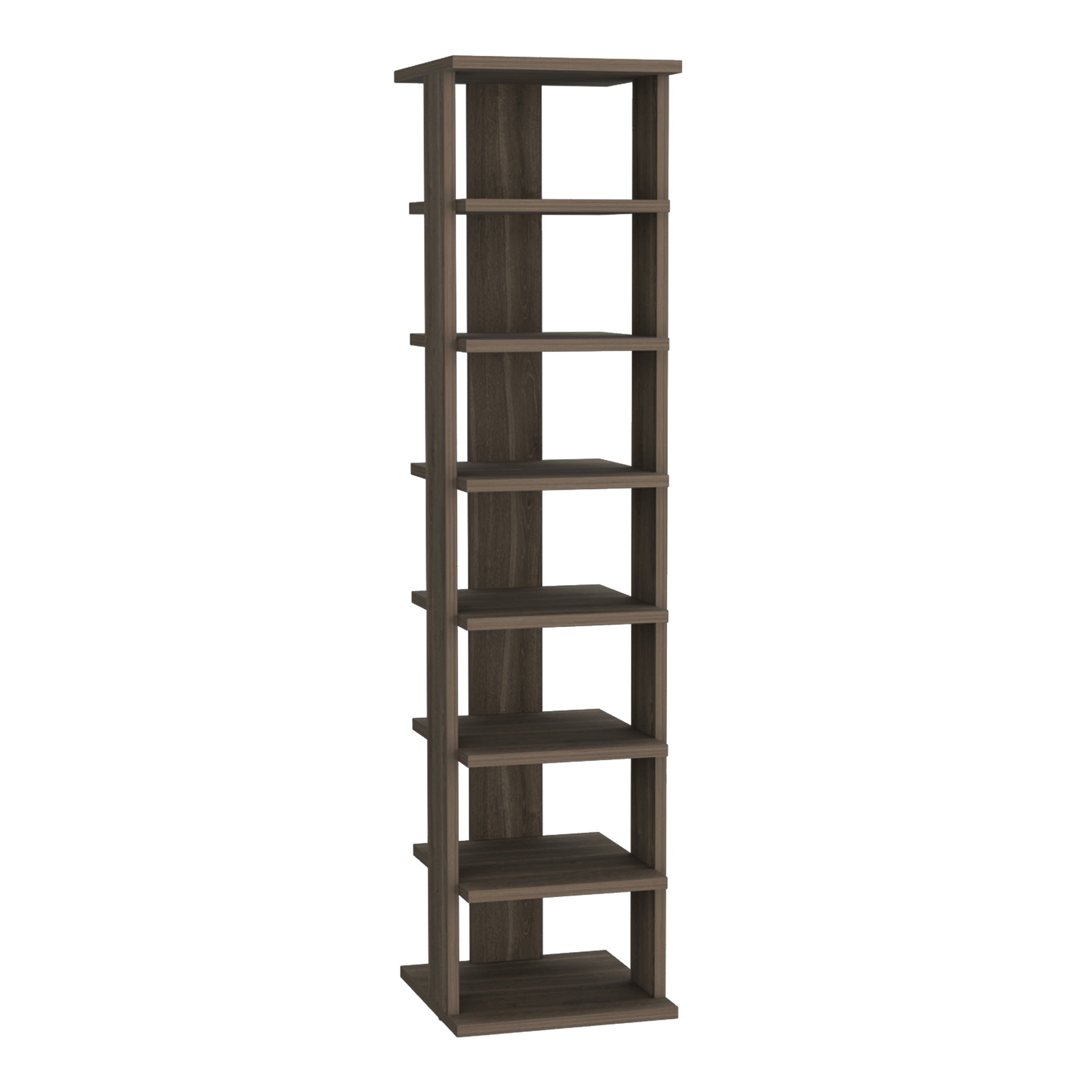 Odesto 48.7" Tall 8-Tier Vertical Shoe Rack, Narrow Shoe Tower for 8 Pairs, Entryway, Living Room, Bedroom