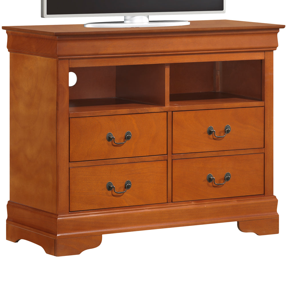 Elegant Oak Media Chest For Your Living Space