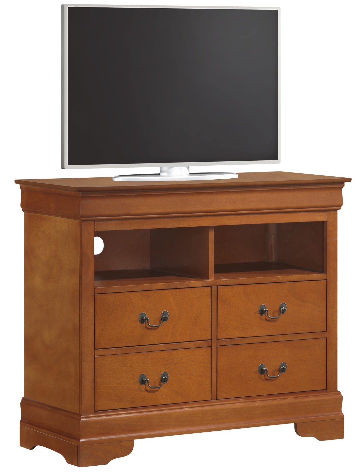 Elegant Oak Media Chest For Your Living Space