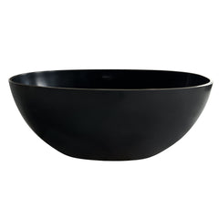 55" Premium Solid Surface Deep Soaking Bathtub