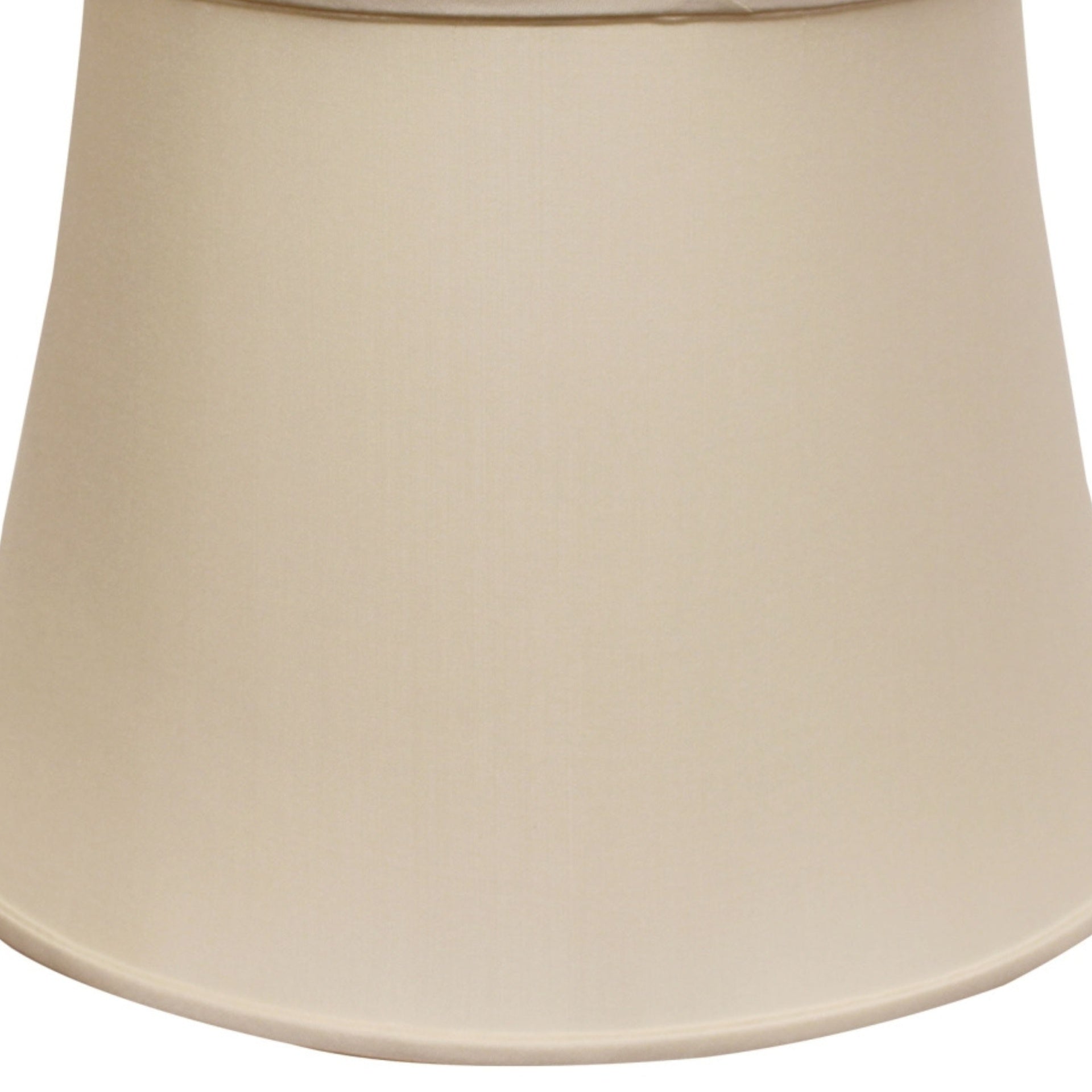 Slant Euro Bell Softback Lampshade with Washer Fitter, Champagne