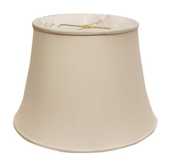 Slant Euro Bell Softback Lampshade with Washer Fitter, Champagne