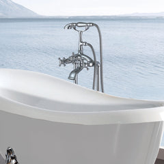 Freestanding Bathtub Faucet with Hand Shower