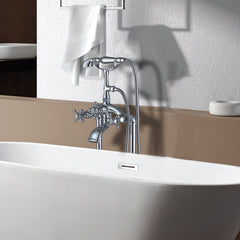 Freestanding Bathtub Faucet with Hand Shower