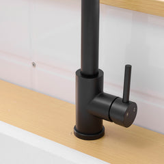 Sink Faucet, Black Kitchen Faucets with Pull out Sprayer, Bathroom Sink Faucets Mini Bar Prep Faucet