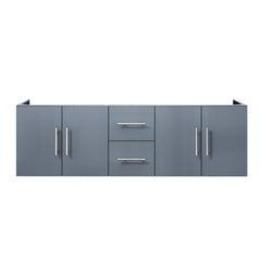 Dark Grey Double Bath Vanity 60 in. W x 22 in. D
