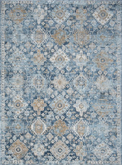 Noble GC_GEN7005 Blue 2 ft. 7 in. x 7 ft. 3 in. Area Rug