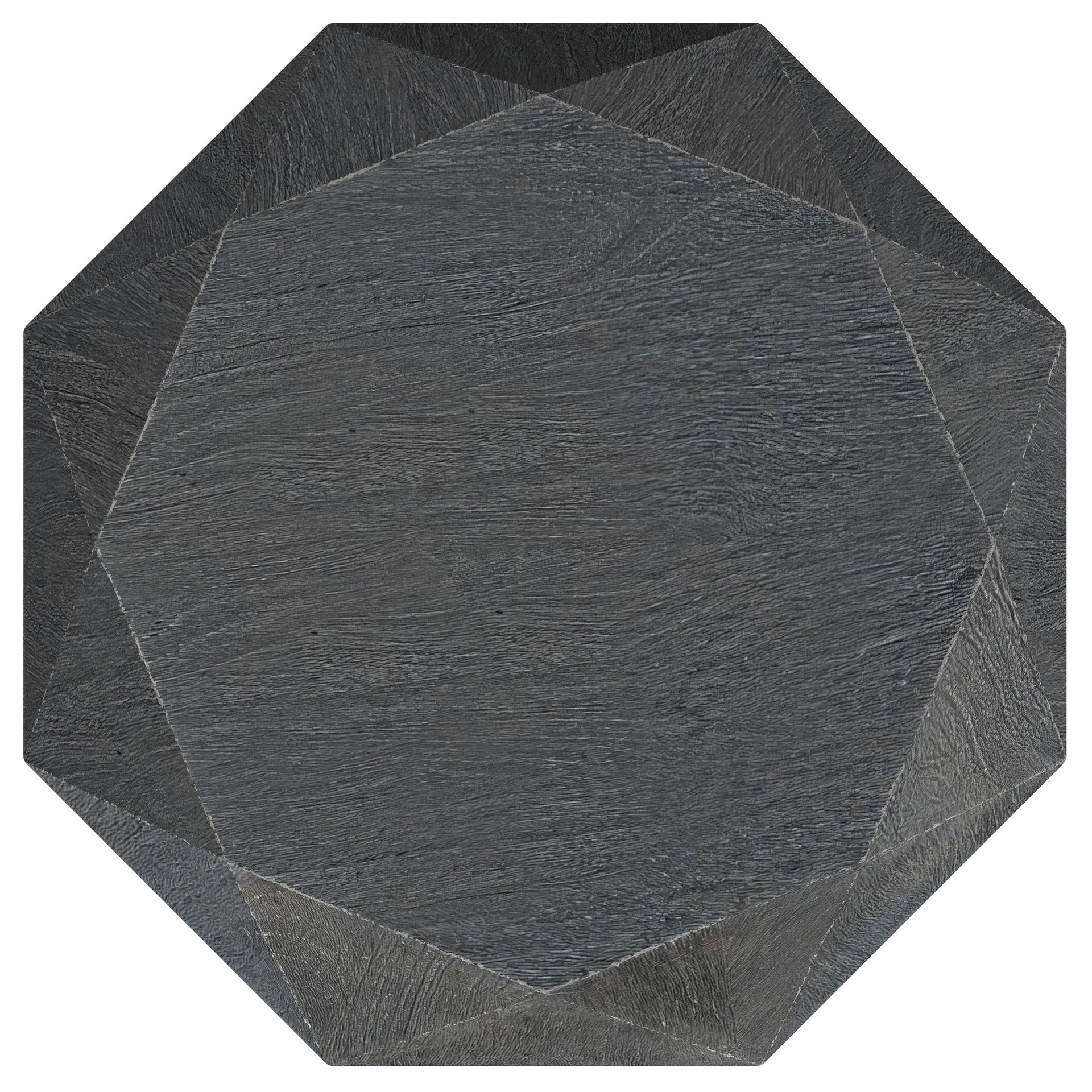 Pringle Grey Octagonal Solid Mango Wood Side Table