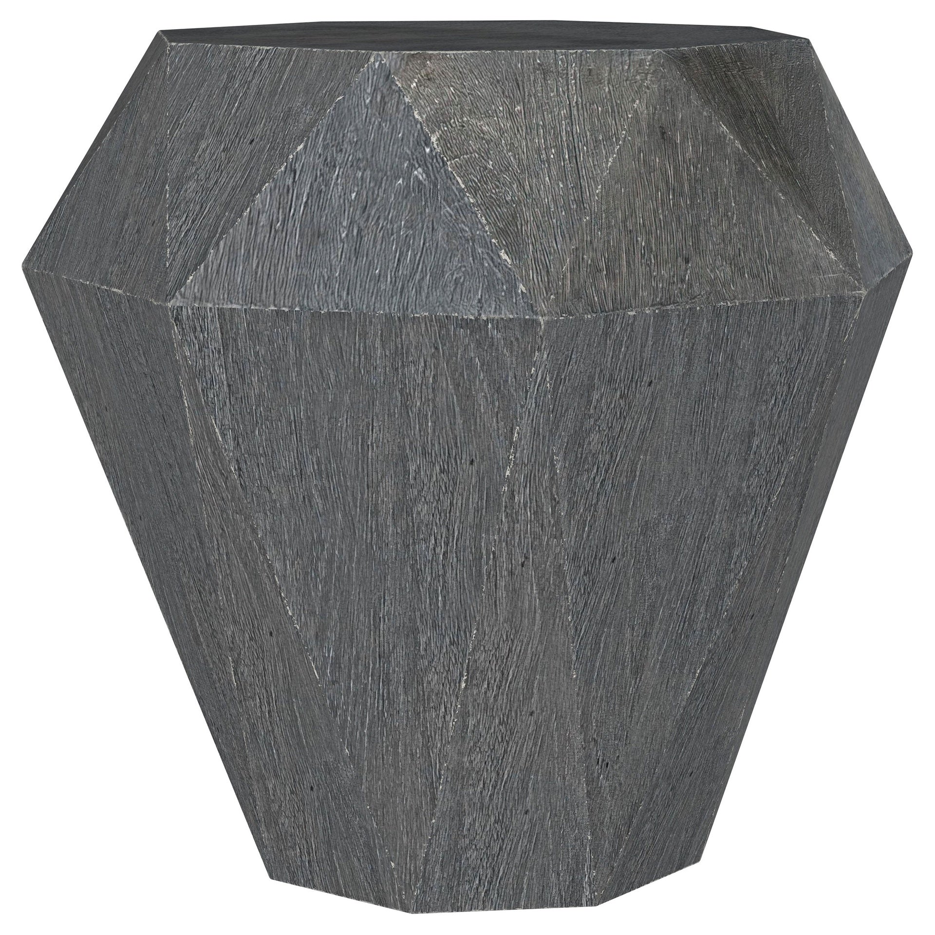 Pringle Grey Octagonal Solid Mango Wood Side Table
