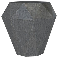 Pringle Grey Octagonal Solid Mango Wood Side Table