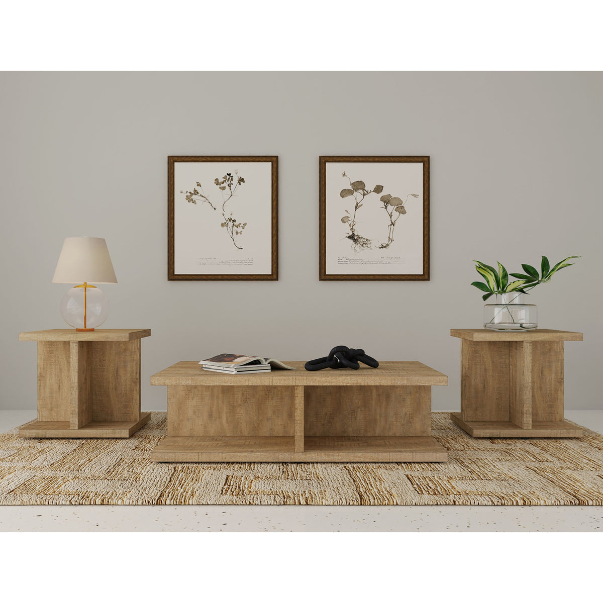 Metron Mango 3-piece Coffee and End Table Set