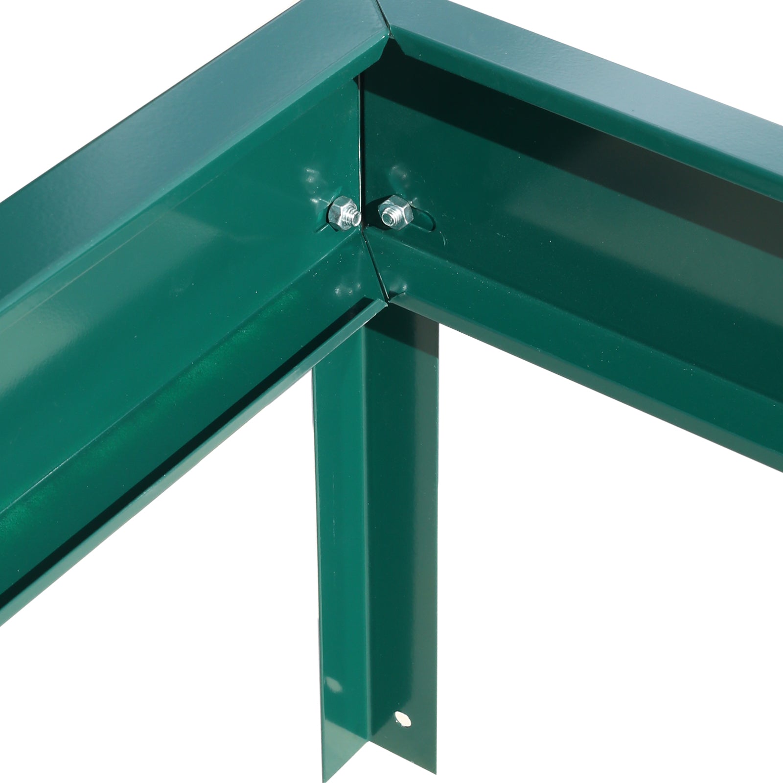 6.3'*6.2'*7' Polycarbonate Greenhouse, Heavy Duty Outdoor Aluminum Walk-in Green House Kit with Rain Gutter, Vent and Door for Backyard Garden, color green