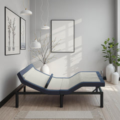 California King Adjustable Bed Base with Head/Foot Tilt and Lumbar Position Adjustment