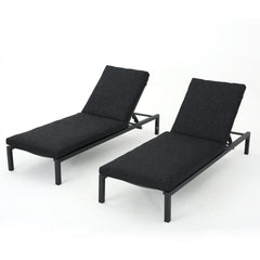 NAVAN CHAISE LOUNGE - DARK GREY