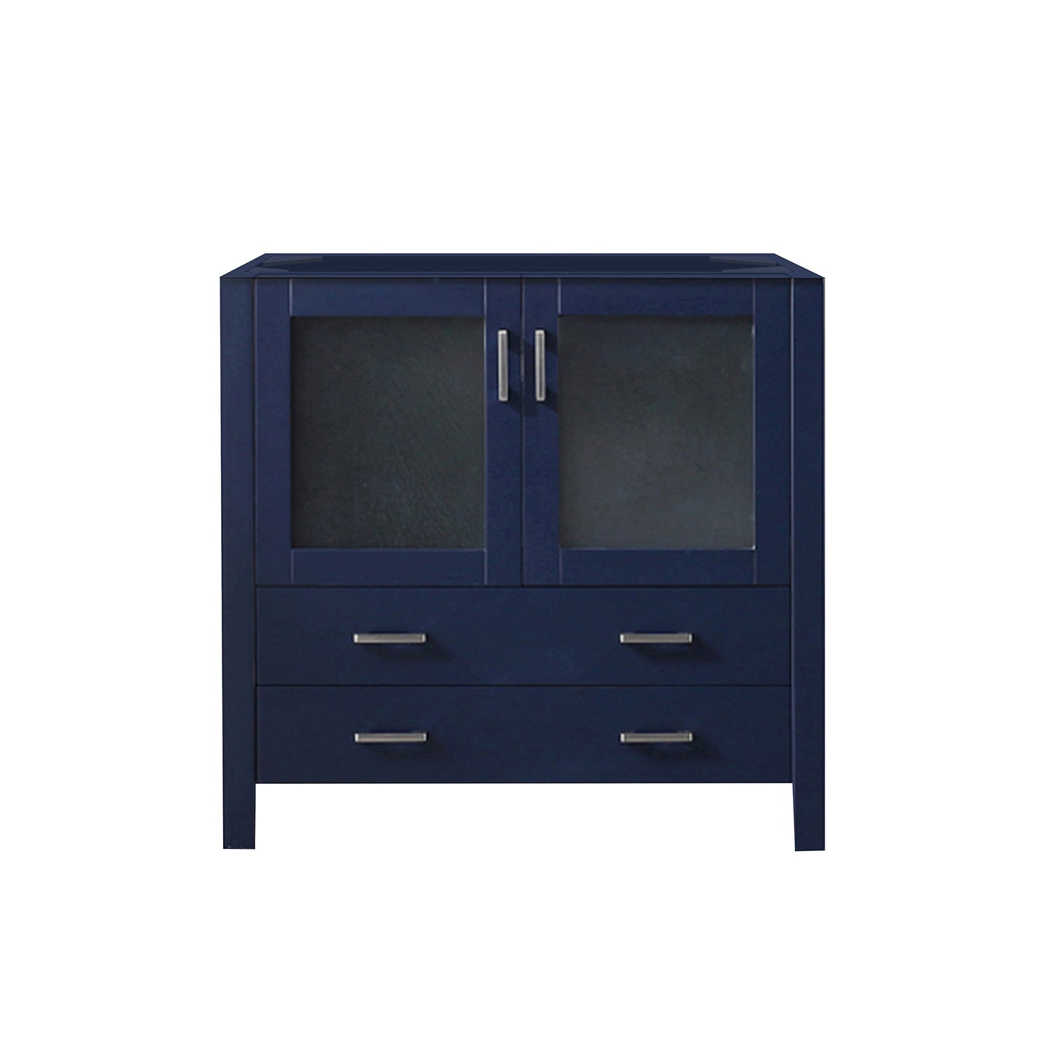 Navy Blue Bath Vanity 36 in. W x 18.25 in. D