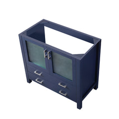 Navy Blue Bath Vanity 36 in. W x 18.25 in. D
