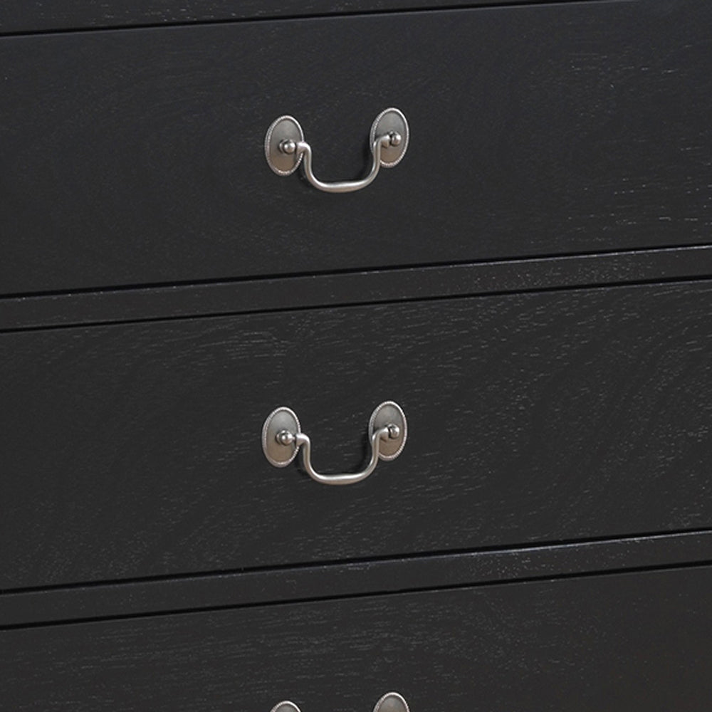 Elegant Traditional Black Dresser