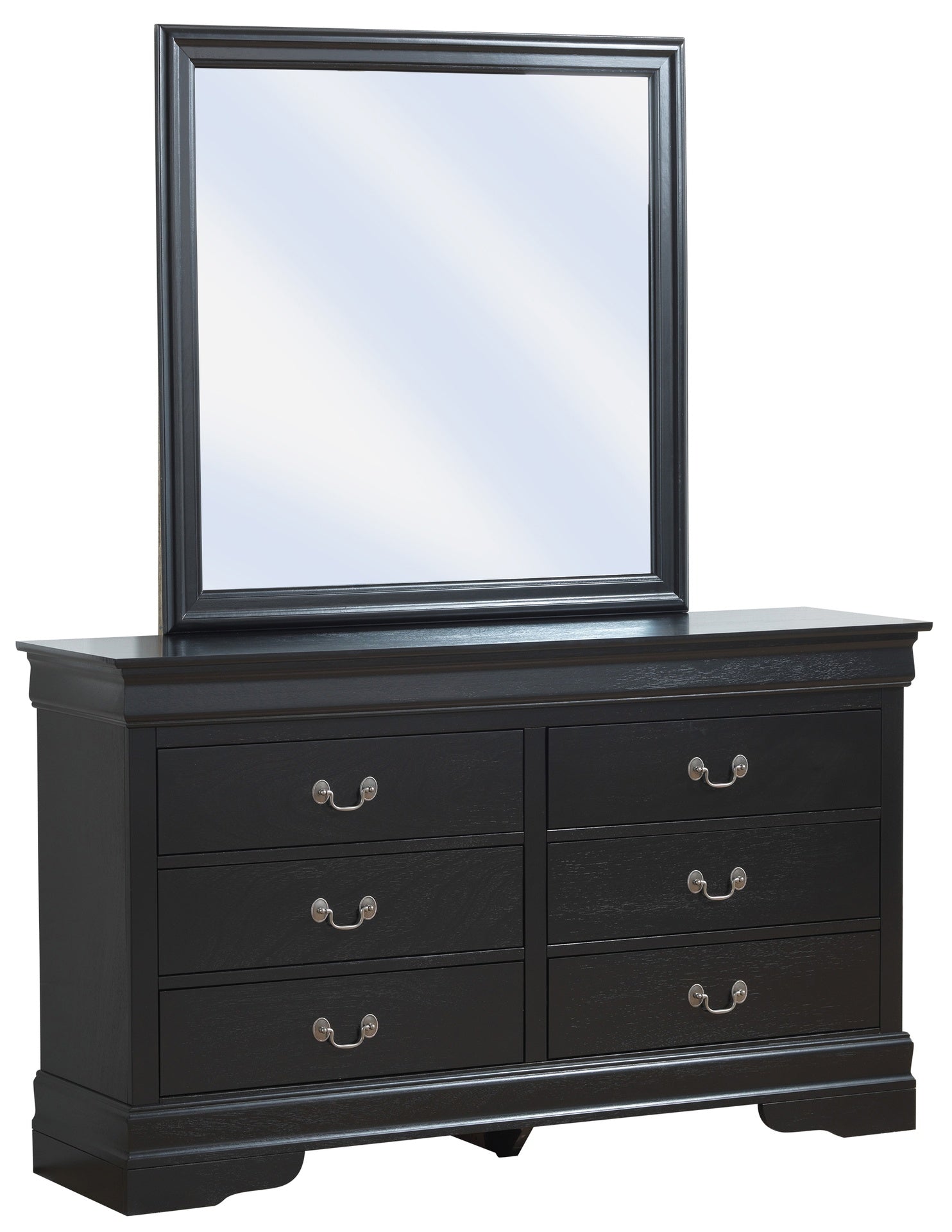 Elegant Traditional Black Dresser
