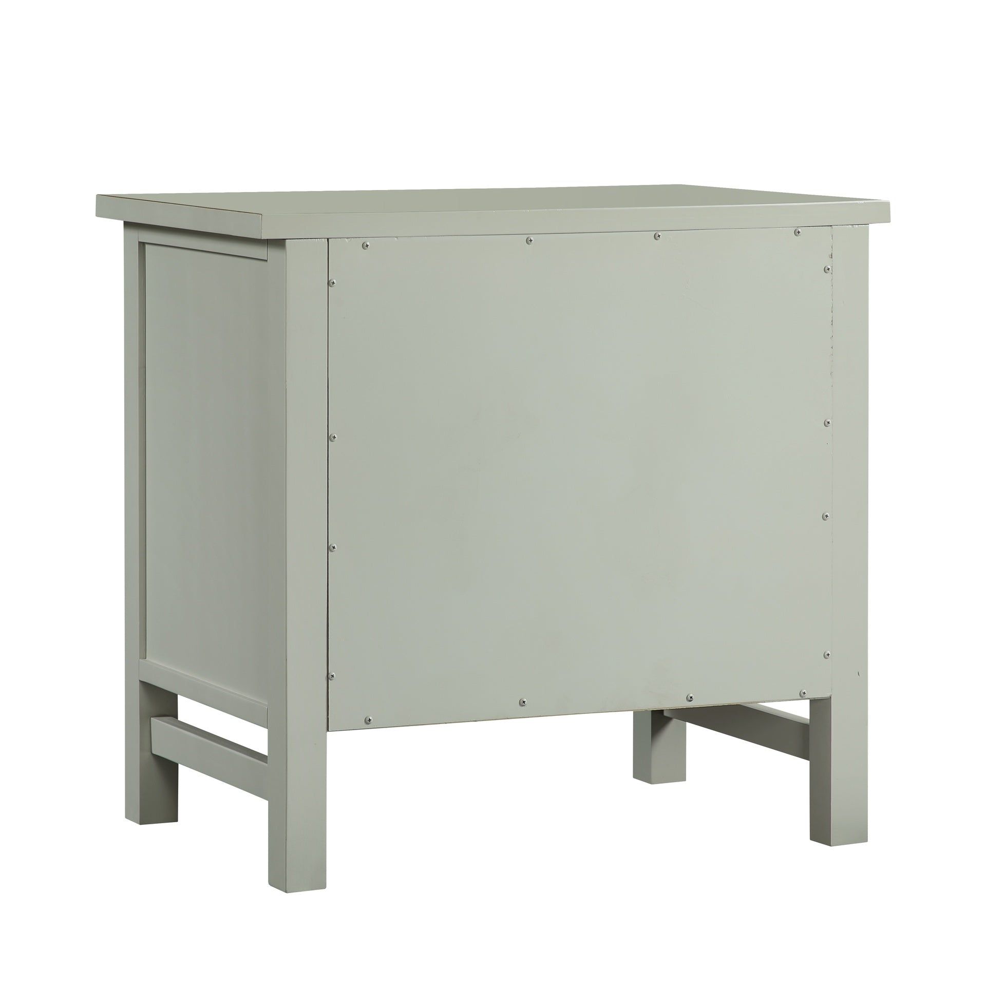 Georgina 4-drawer Storage Nightstand - Antique Gray
