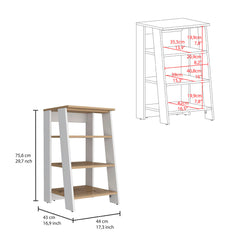 St. Clair Linen Cabinet, Two Interior  Shelves, Two Open Shelves, Single Door