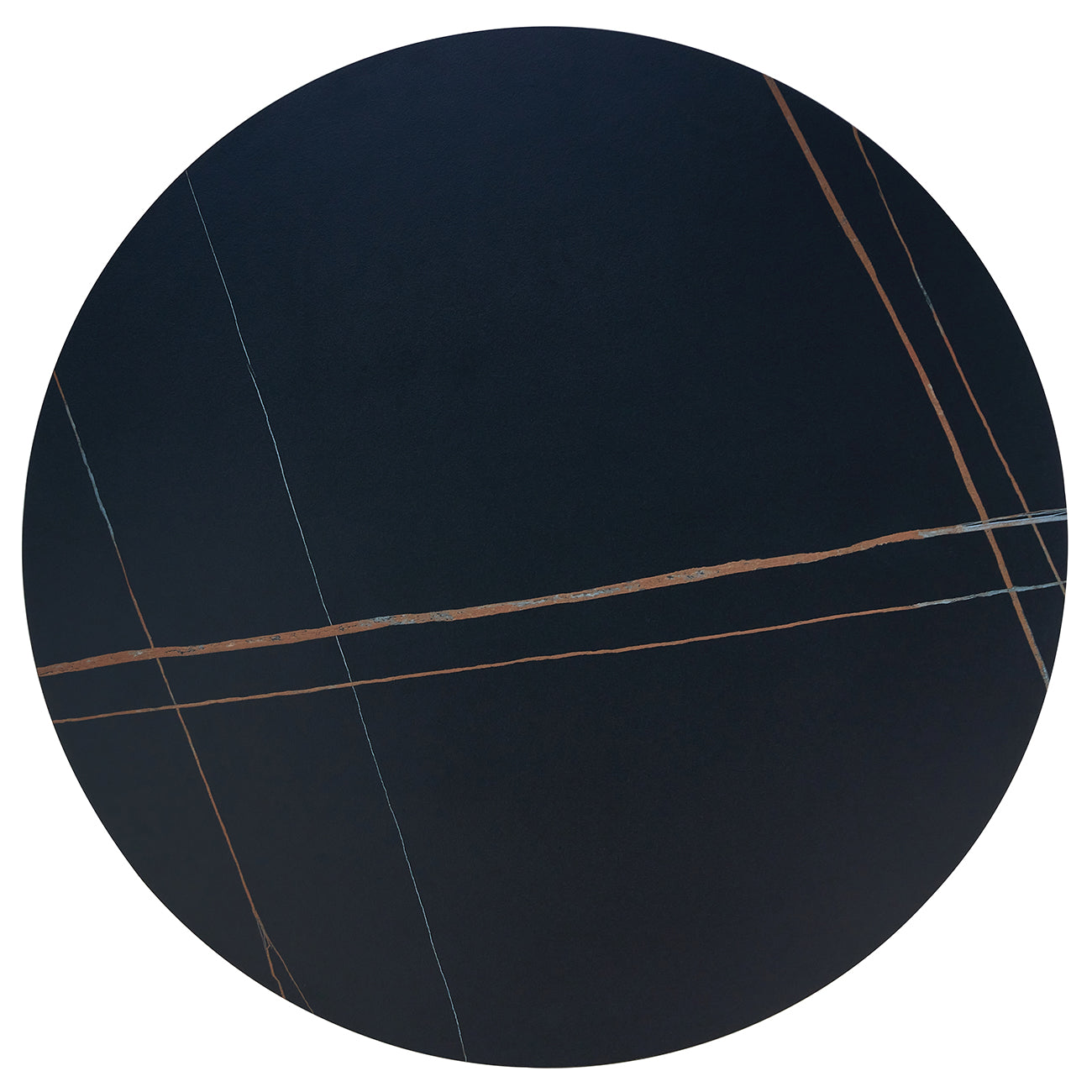 2DT-DX-107-BKMT  A 42-inch round black granite tabletop is merely a tabletop