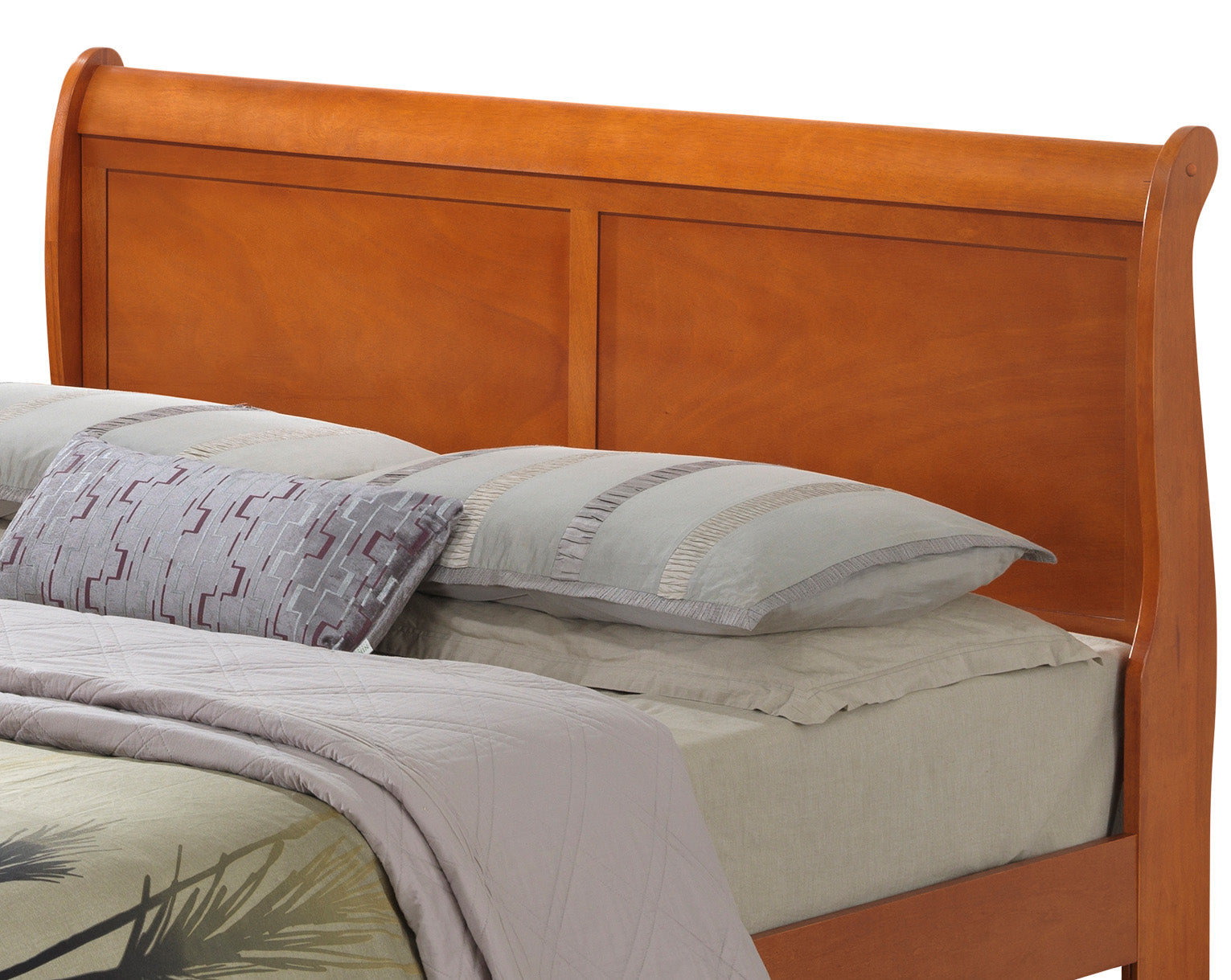 Louis Phillipe G3160A-QB Queen  Bed , Oak