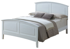 Charming White Queen Size Bed For Relaxation