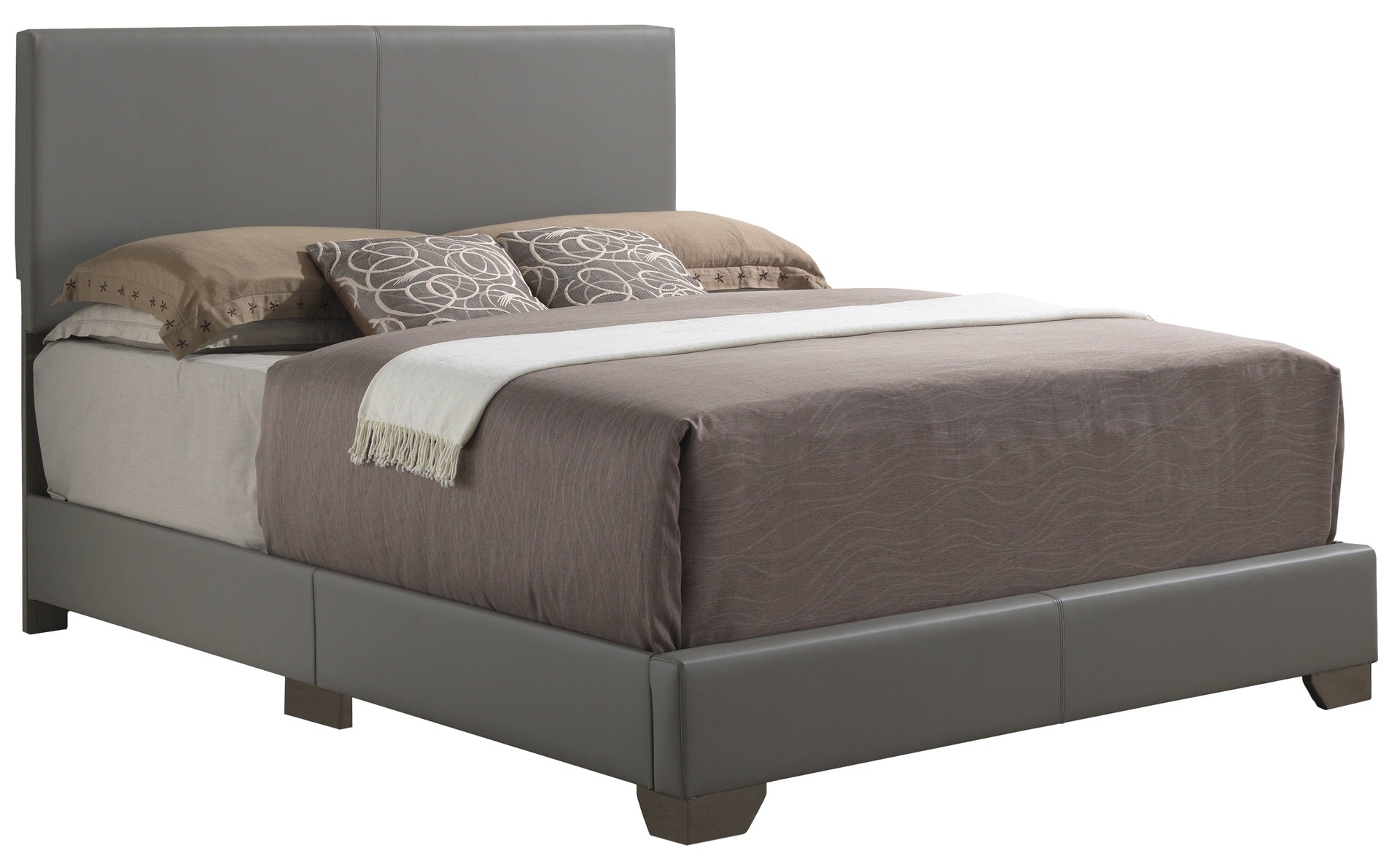 Light Grey Cozy Casual Bed For Relaxation