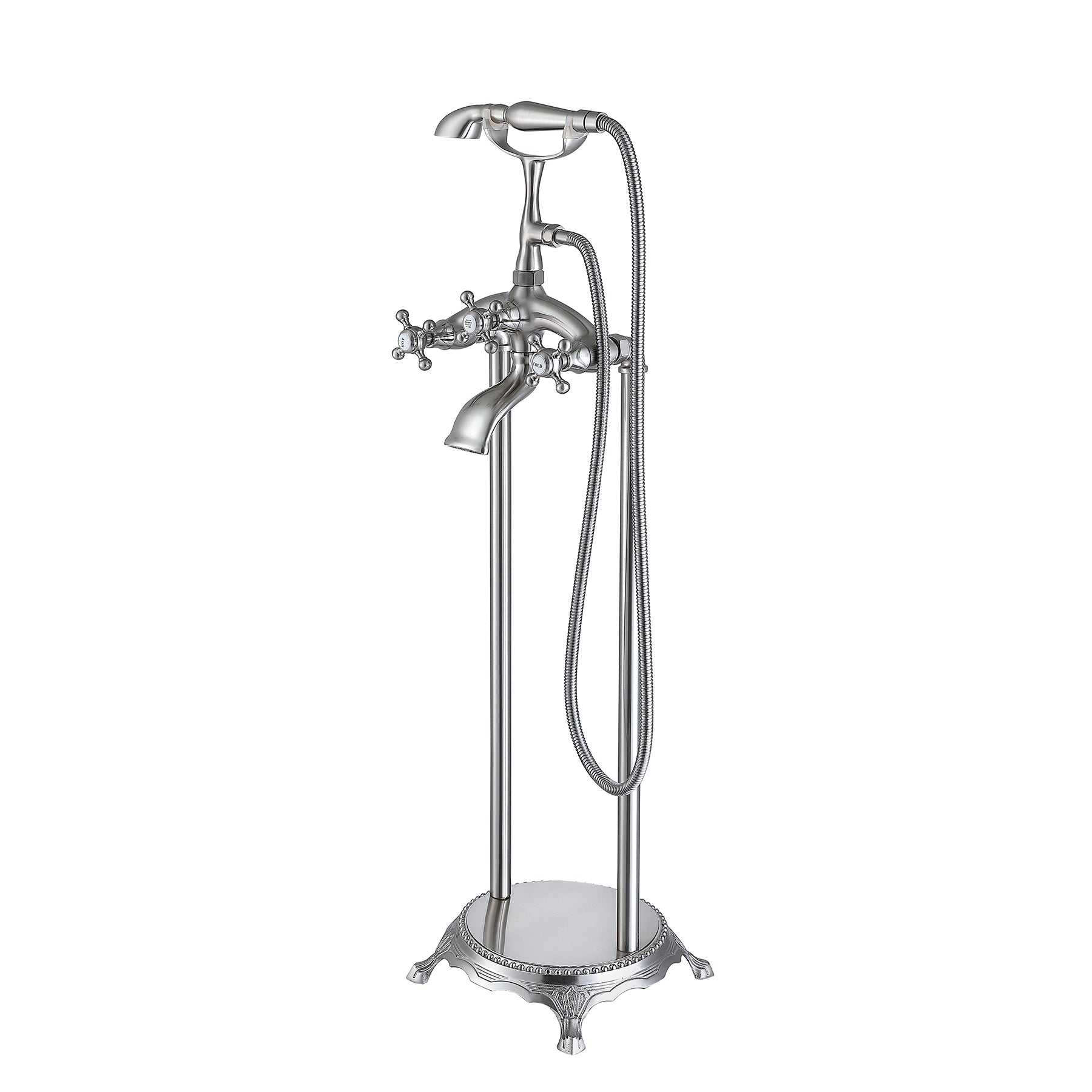 Freestanding Bathtub Faucet with Hand Shower