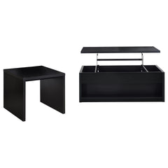 Canyon Black 2-piece Lift Top Coffee Table Set