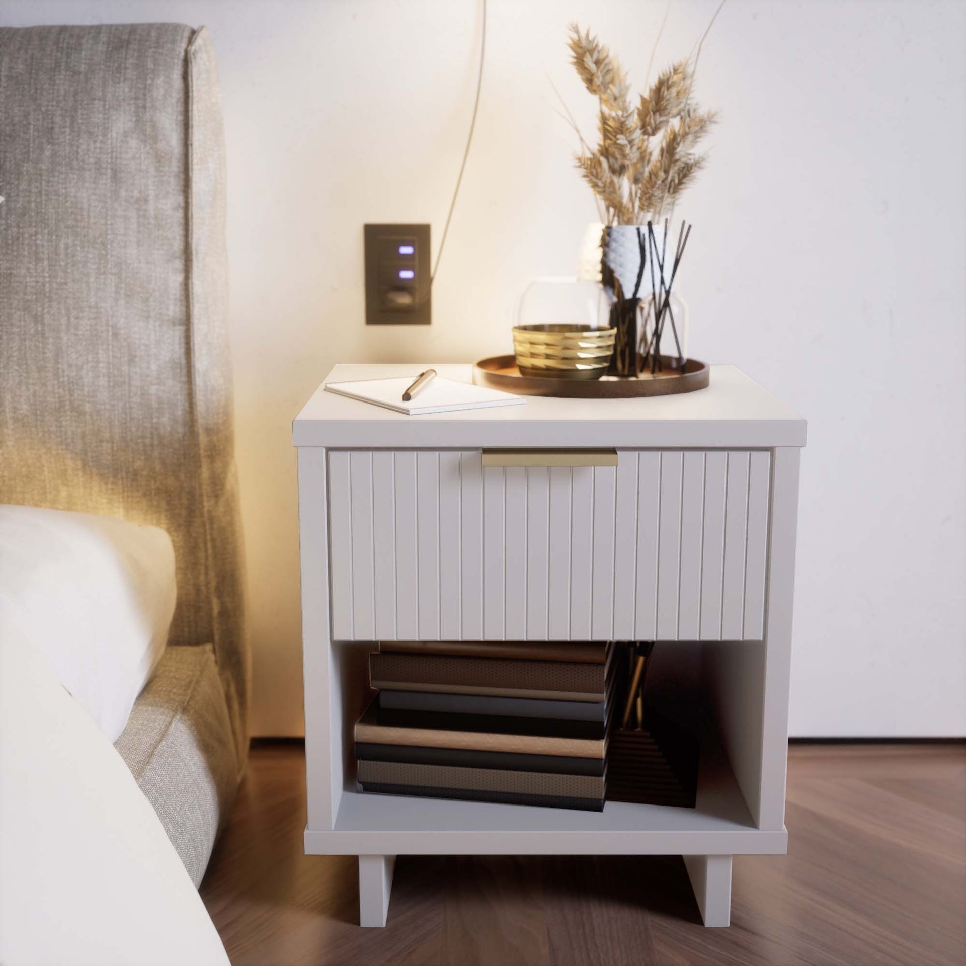Nightstand in White
