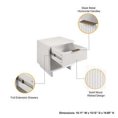 Nightstand in White