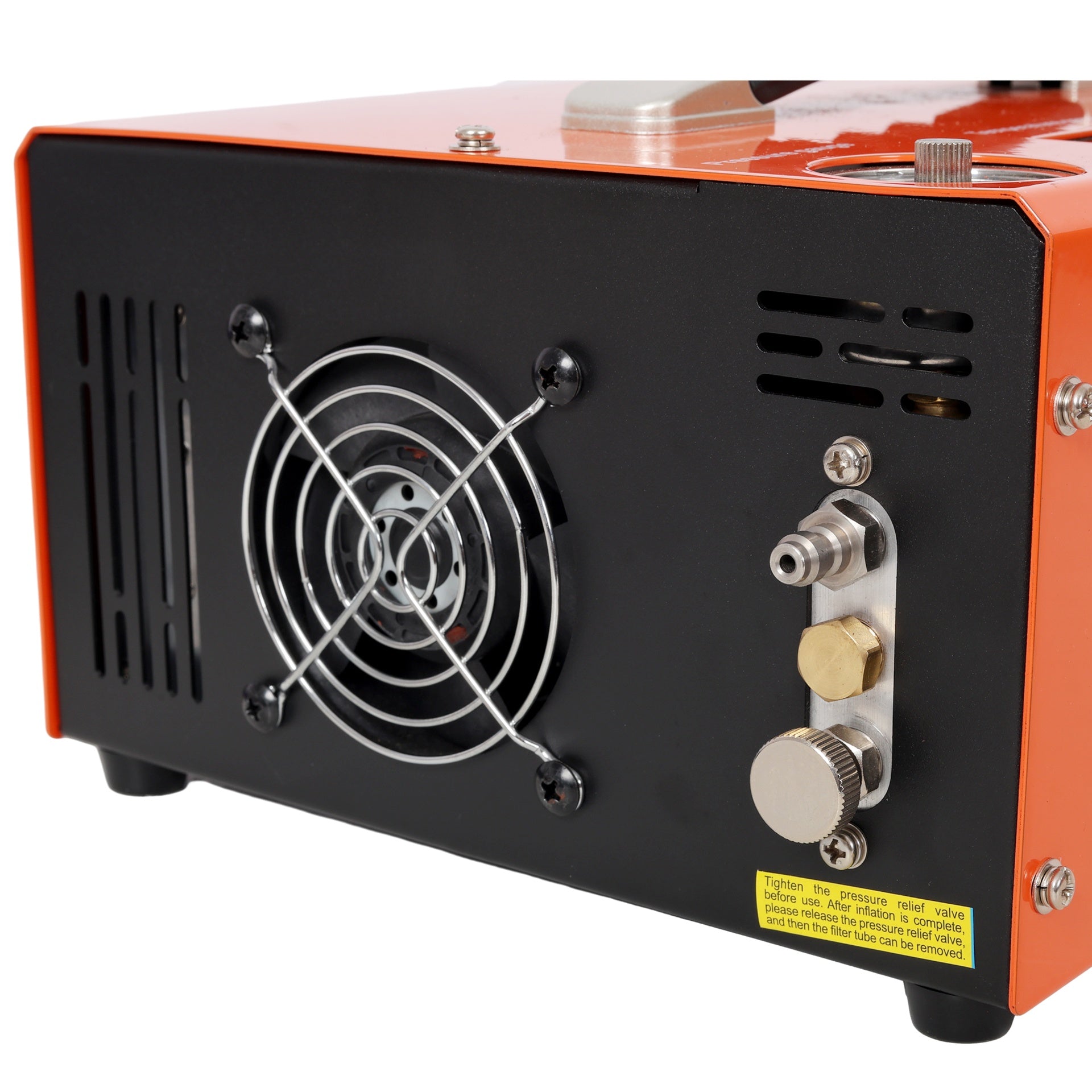 PCP Air Compressor, 4500PSI Portable PCP Airgun Compressor with Built-in Converter, Auto-Stop DC12V/AC120V Oil & Water-Free Paintball Tank Compressor Pump for Air Rifle, Diving Bottle