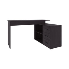 Upton L-Shape Home Office Desk, Studio, Bedroom, Library, Study Table, Work, Black