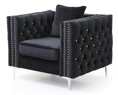 Sleek Contemporary Track Arm Chair
