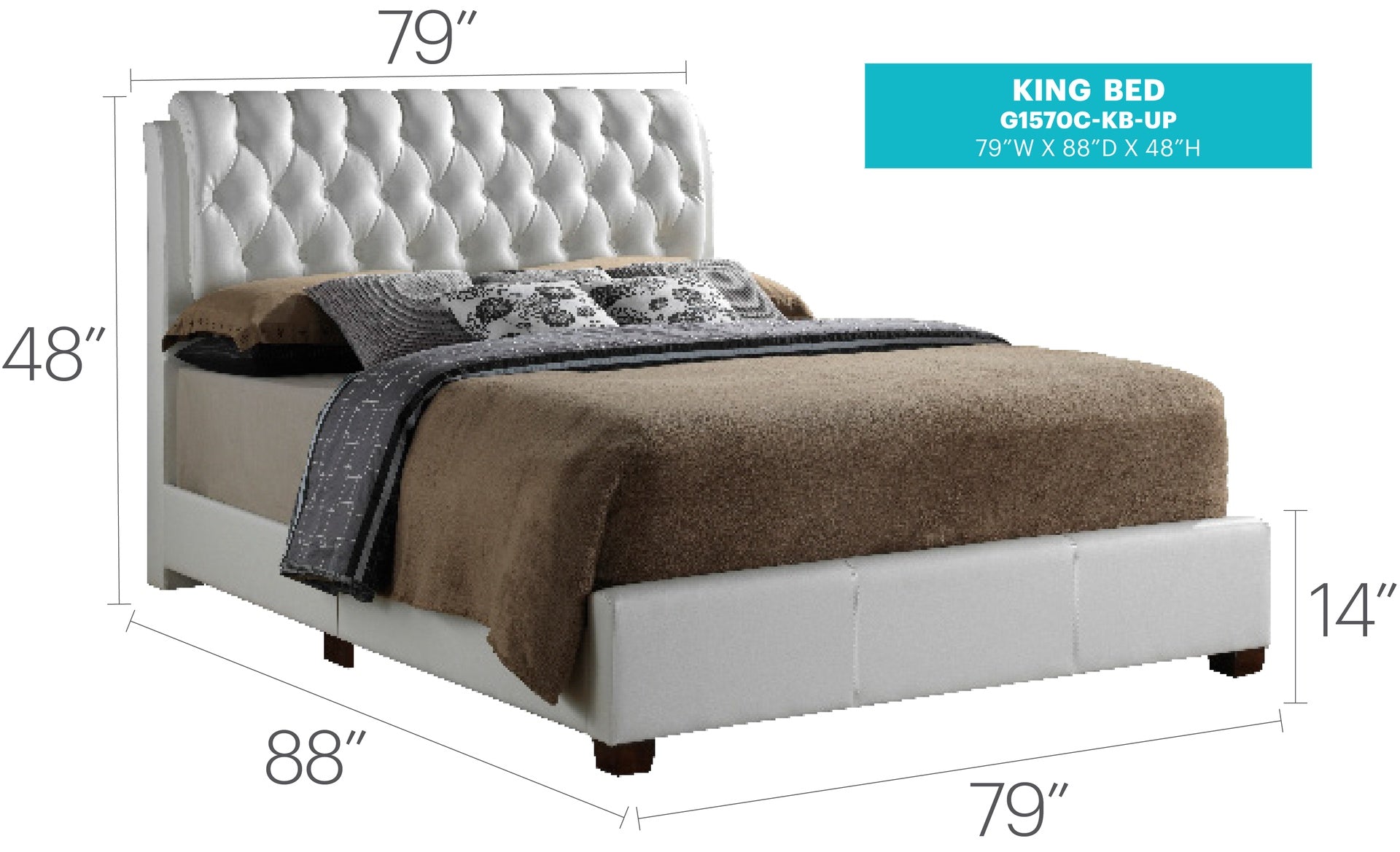 Sleek And Stylish Contemporary King Bed