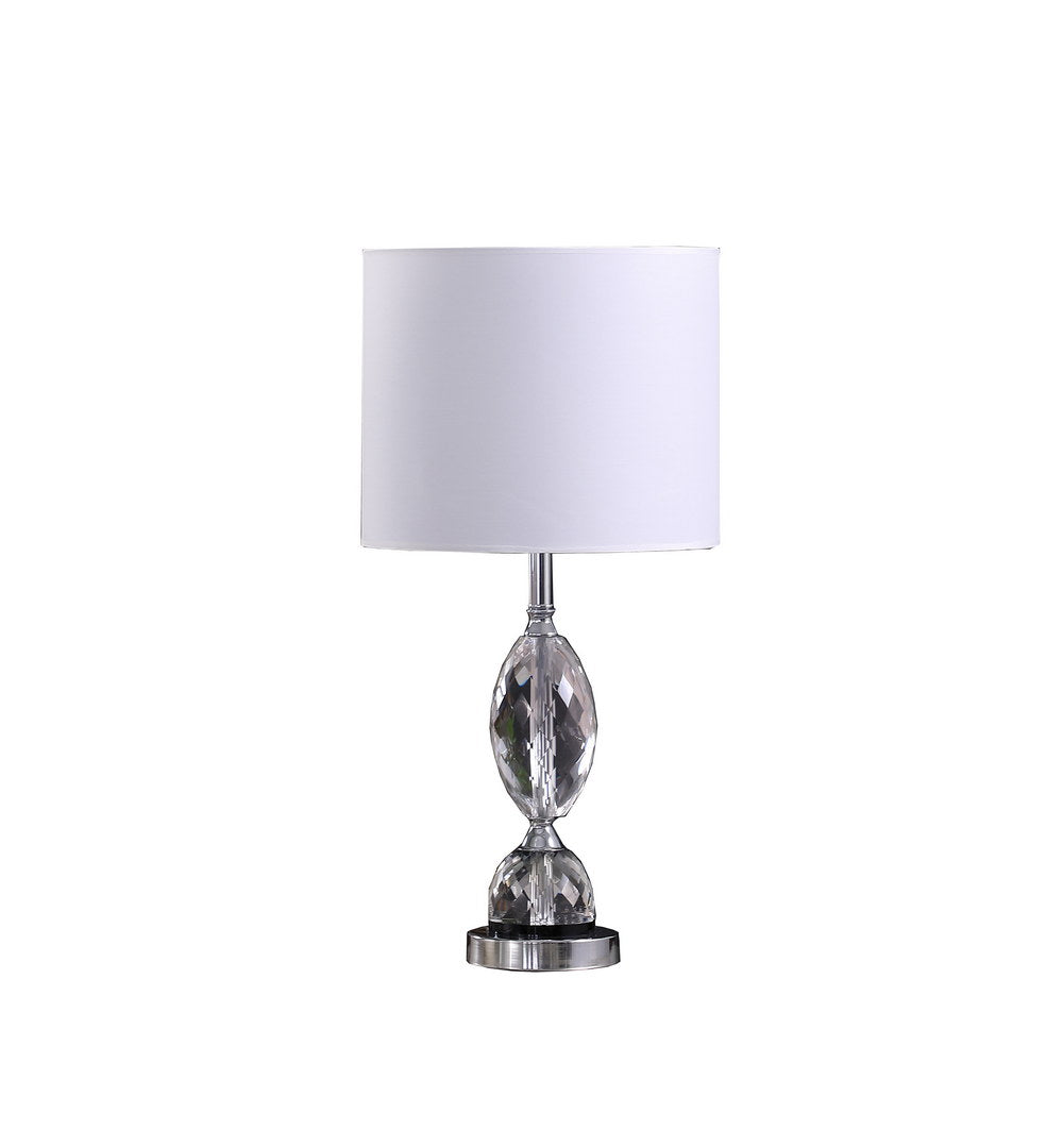 23.75" In Georgia Pear Cut-Crystal Modern Table Lamp